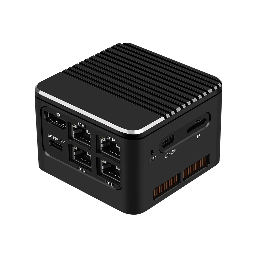 N100 Mini Router Fanless Router Appliance AES-NI Alder Lake N100 Quad Core Firewall ...