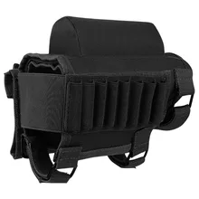 Hunting Gunstock Shooting Cartridge Pouch Holder Bag Tactic Cheek Rest