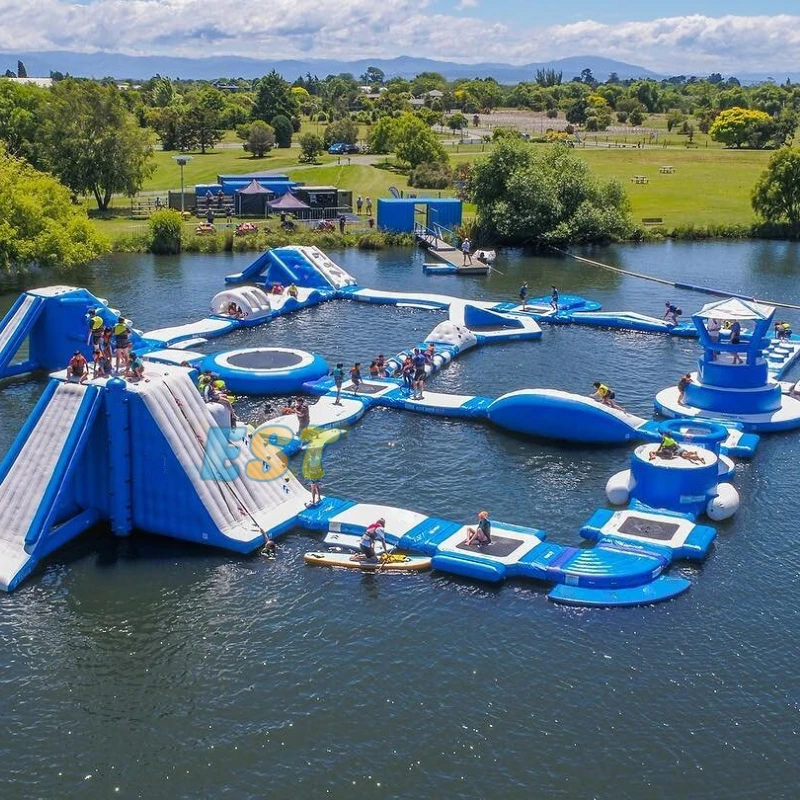 Floating Inflatable Water Park Inflatable Water Park Obstacle Course ...