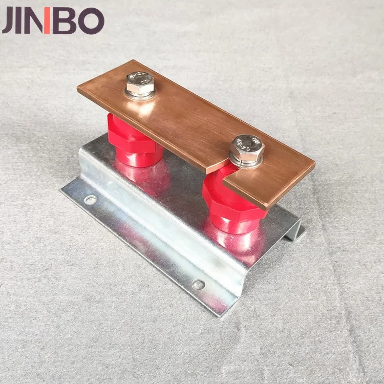 Factory Price Electrical Power System High Quality Copper Grounding Bus Bar Tinned Terminal Block Earth Bar
