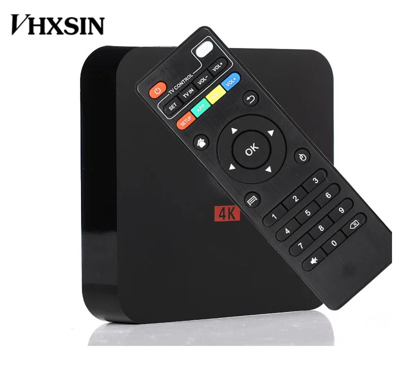 Factory Directly Android 7.1 Smart Digital OTT TV Converter Box  Mx  PRO Amlogic S905W Quad Core Set Top Box H.265 HD