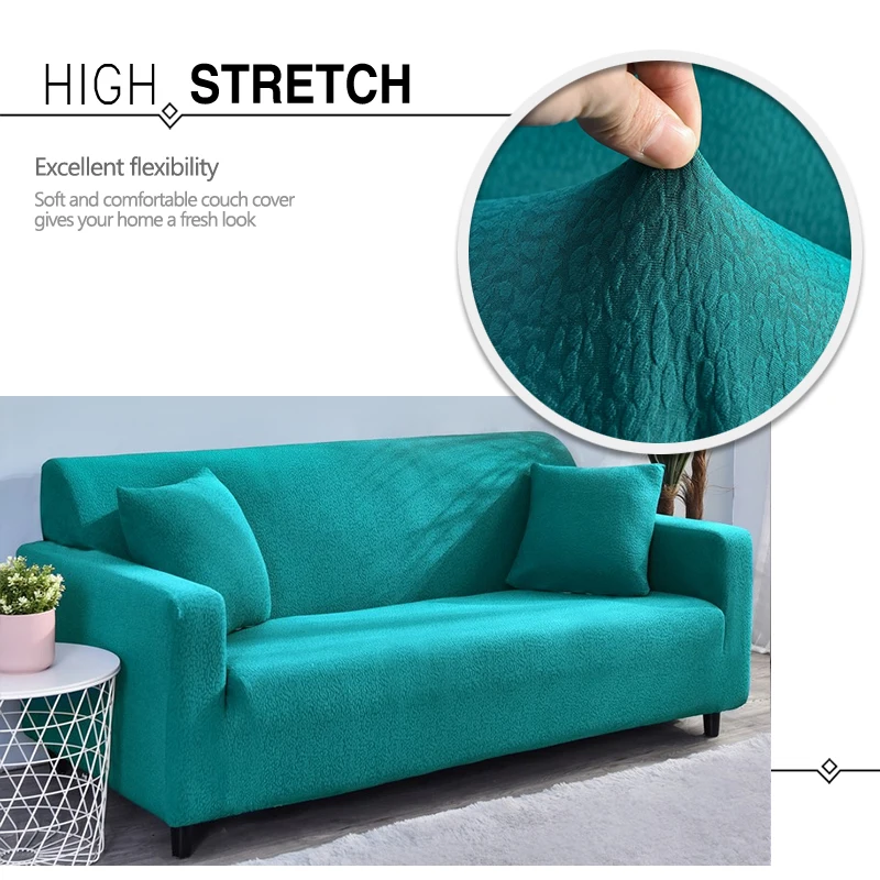 Spandex Sofa Cushion Covers 1/2/3/4 Seater Furniture Covers For Living