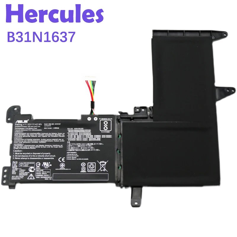 Genuine Original B31n1637 Laptop Battery For Asus Vivobook S15 S510