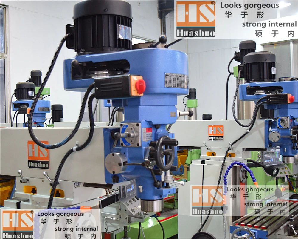 3 Axis Automatic Feed Vertical Drill and Mill Machine ZX6332A