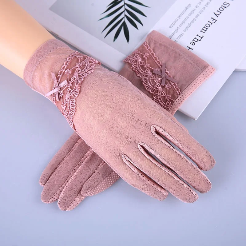 Women Summer Uv Proof Driving Lace Gloves Buy Womens Long Summer Driving Glovesprotecting 0413