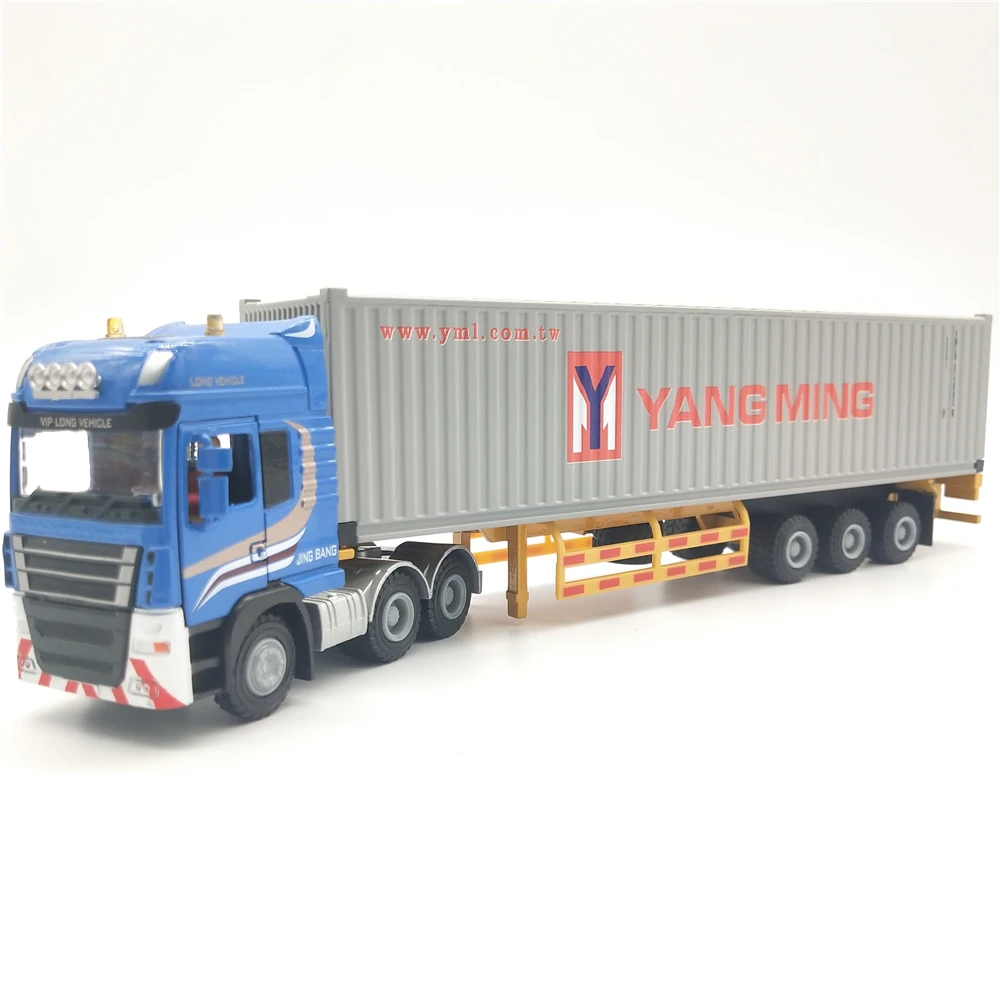 28cm YML shipping container truck model gifts 1:50 Truck model O.A.S ship model