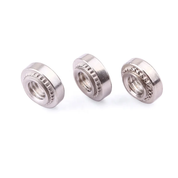 Factory price fastener M2-M10 stainless steel 304 press fit nut pressure rivet nut self-clinching nuts