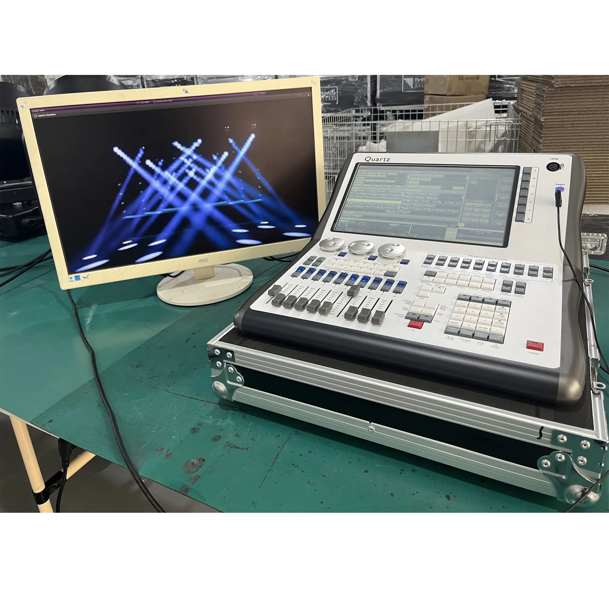 V17 Tiger Touch Quartz Console - Professional DMX Controller