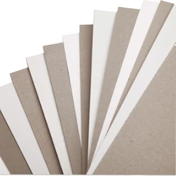 One side coated 250gsm 270gsm 350gsm 500gsm smooth grey back recycled duplex board