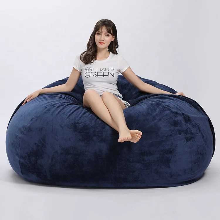 6ft 7ft Xl Faux Fur Stuffed Foam Filled Plush Soft Giant Bean Bags ...