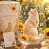 Gatto crema chiaro a pelo lungo