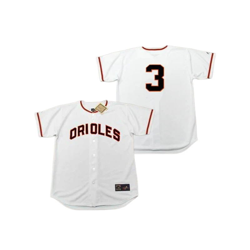 Wholesale Men Baltimore 1 AL BUMBRY 1 BRIAN ROBERTS 3 BOBBY GRICH 3 CURT  Orioles 3 HAROLD BAINES Throwback baseball jersey Stitched S-5XL From  m.