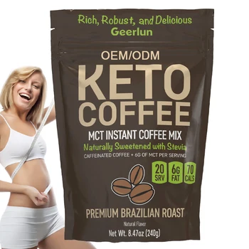 OEM Hot Sale Appetite Suppressant COFFEE Help To Speed Up Digestion Keto Detox Slimming Coffee