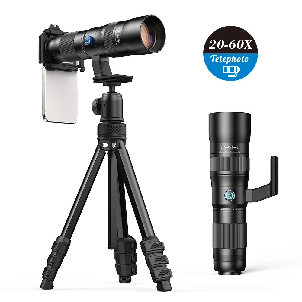 APEXEL 20-60X Telephoto Monocular - Ideal for Outdoor Observation