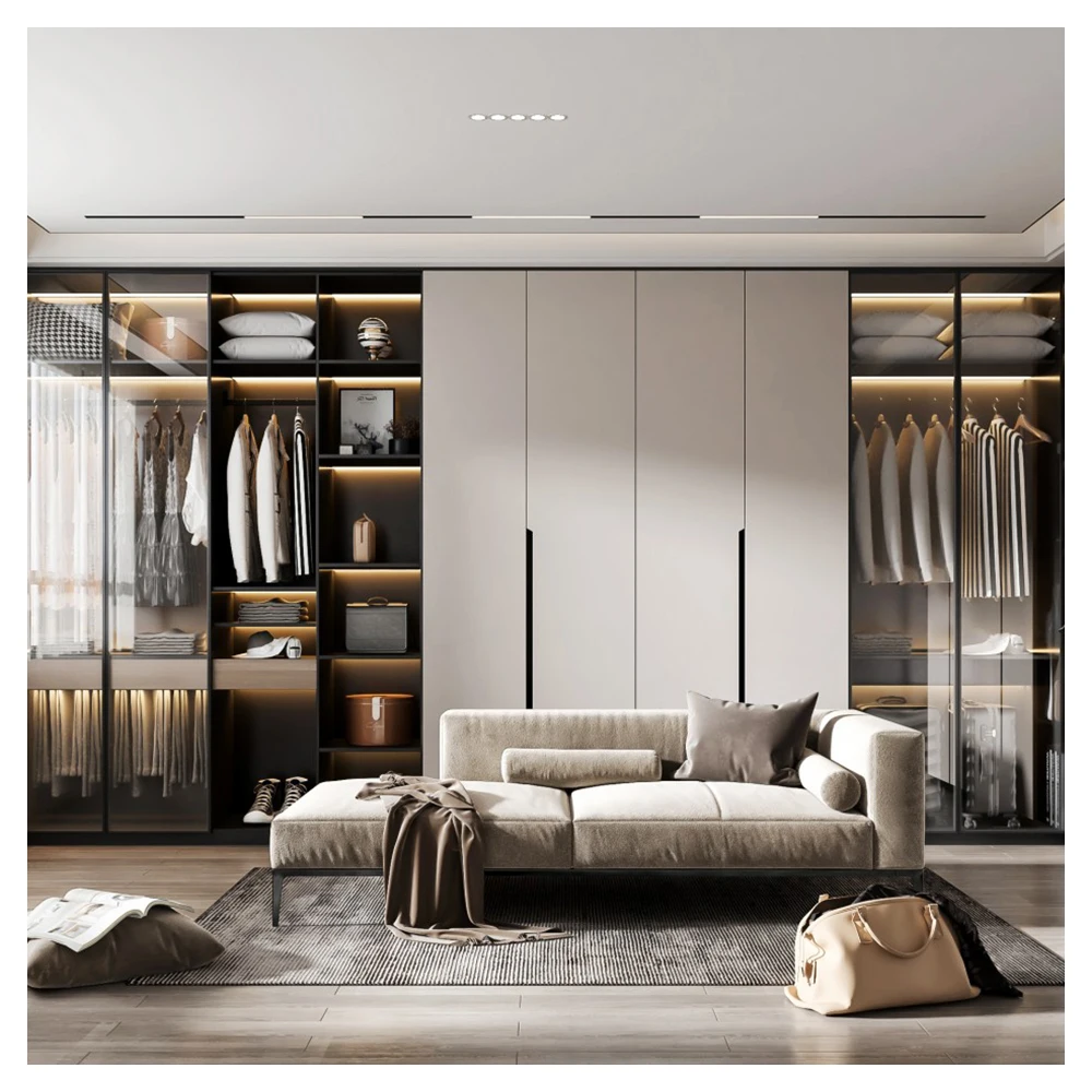 White Finished Door Wardrobe
