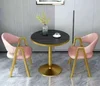 Sedie Marble Nero+Rosa