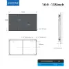 135 inch gray crystal