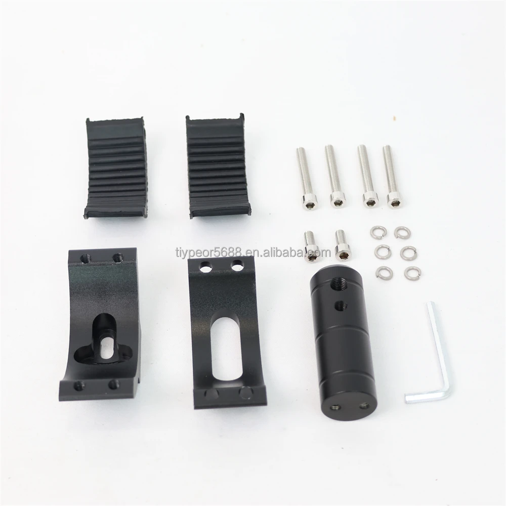 product tiypeor cnc alnumium alloy bracket pipe tube clamp led light cnc moto light bracket a pillar bracket for motorcycles car atv suv-2