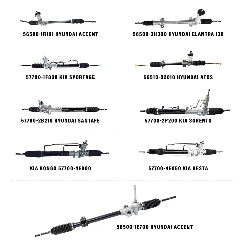 Power Steering Rack and Pinion 57700-2P200 for Kia SORENTO Hyundai Santa Fe Tucson Steering Gear 577002W000 577002P1000