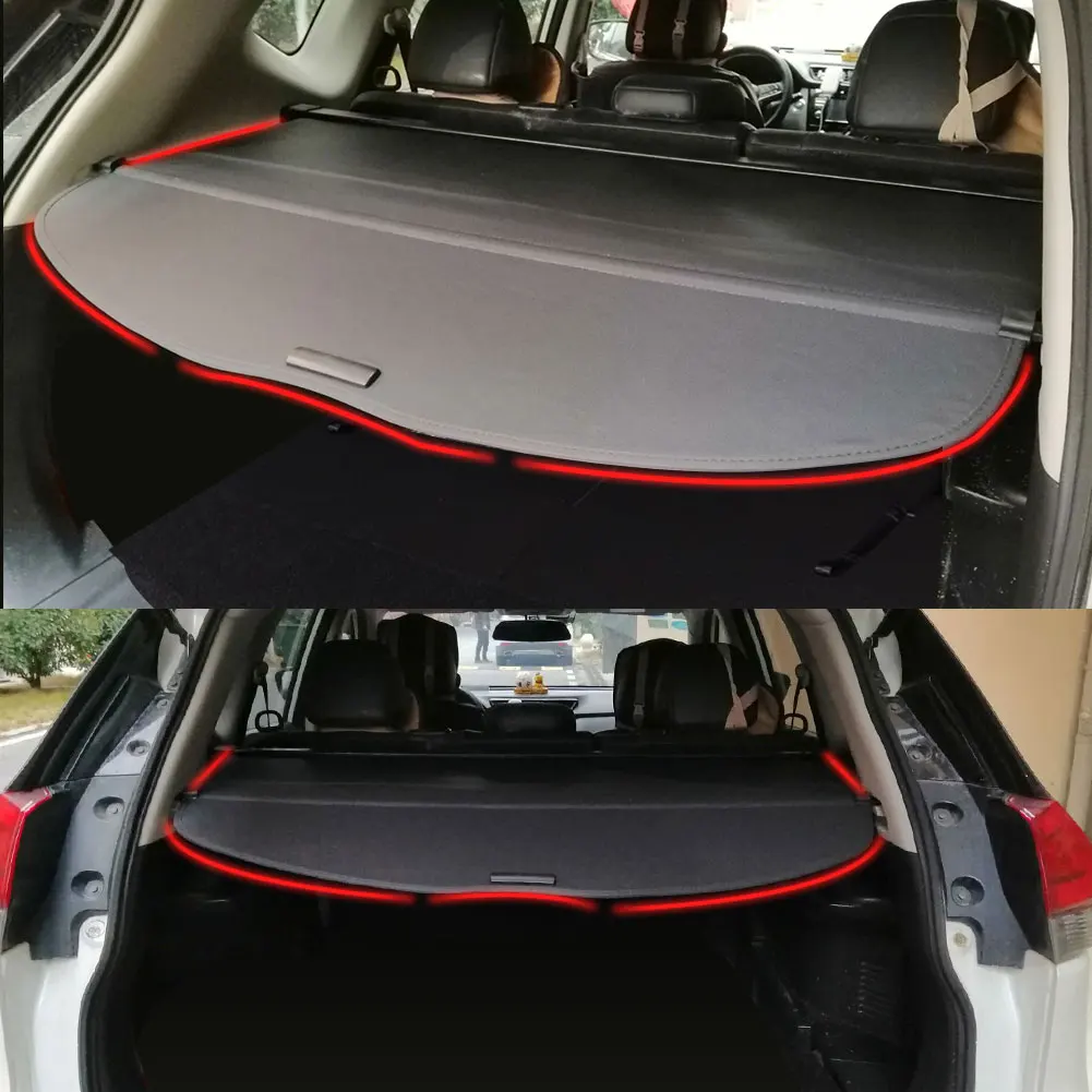 Étagère Coffre Rétractable Pour Nissan X-Trail Rogue SV 2008-2013 – Cache Bagages Sécurisé & Gain De Place