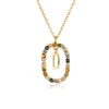 D gold neclace