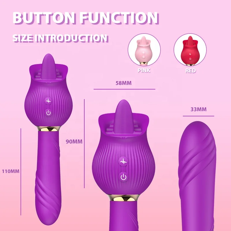 Latest Released 12 Types Licking 12 Modes Vibration 2 Motors Vibrator Woman Pussy Masturbation Toy Sex Silicone