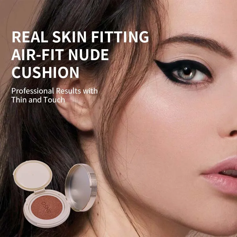 OEM Private Label Face BB Air Cushion Full Coverage Hydrating Concealer CC Cream Cushion Foundation for All Skin manufacture