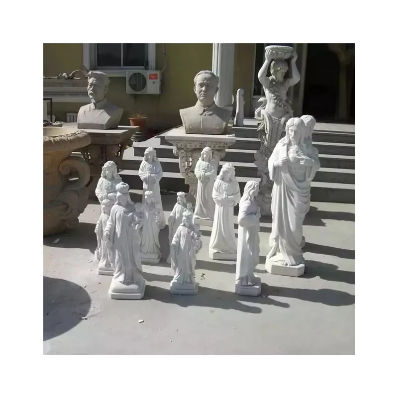 European Children's Angel White Large Marble Statue Life-Size Modern Sculpture Hand Carved Eastern Western Garden