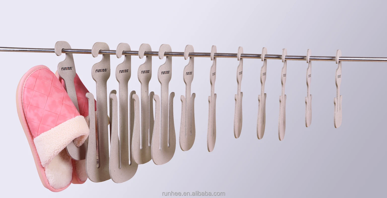 2mm 3mm Thickness Cardboard Shoes Hangers Biodegradable Paper Flip Flop Hanger