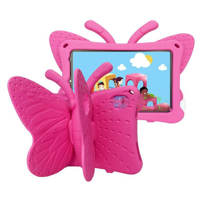 Eva Rubber Kids Butterfly Cartoon Full Shockproof Protection Tablet Case For iPad Mini 1 2 3 4 5