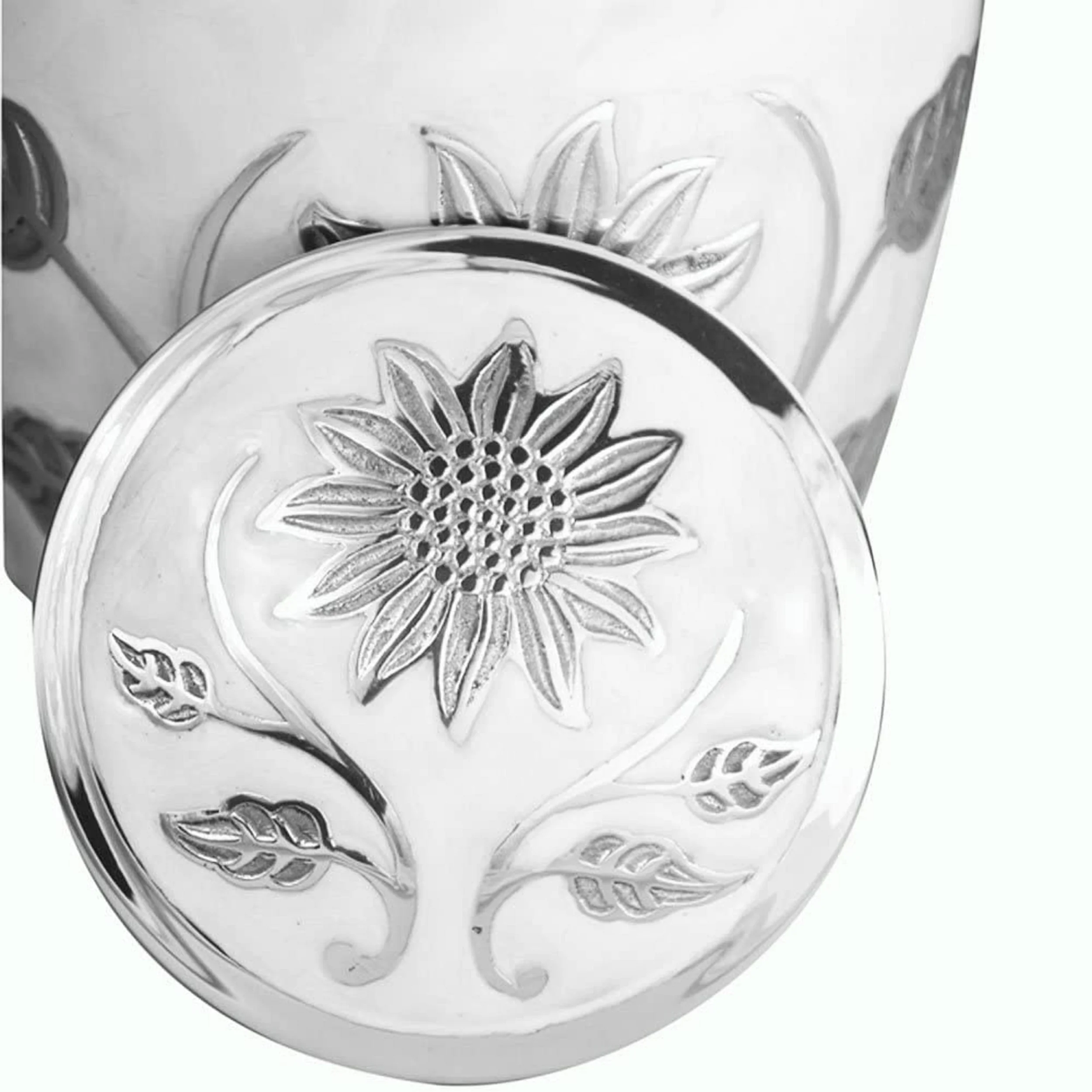 Solid Cremation Urns And Keepsakes Classical Design Premium Sun Flower