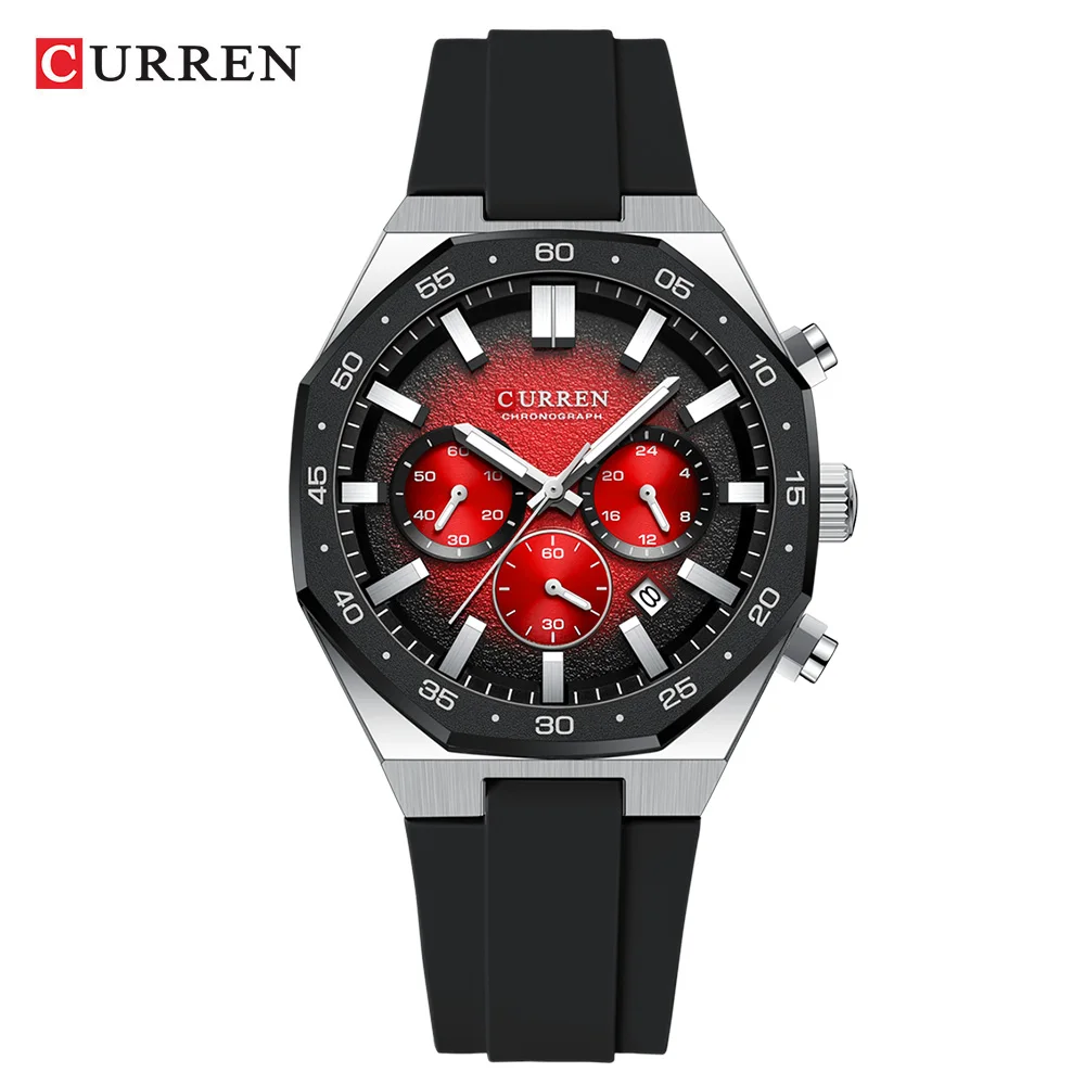 CURREN 8489 Chronograph - Luminous Hands, Waterproof Watch