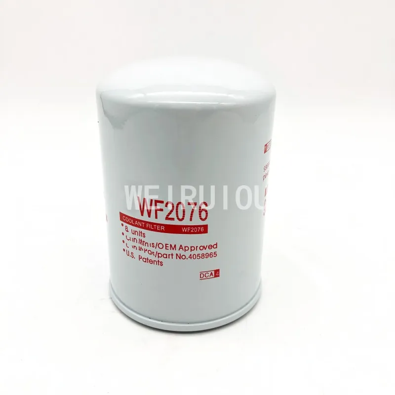Diesel engine coolant water filter WF2098 4058965 WF2076| Alibaba.com
