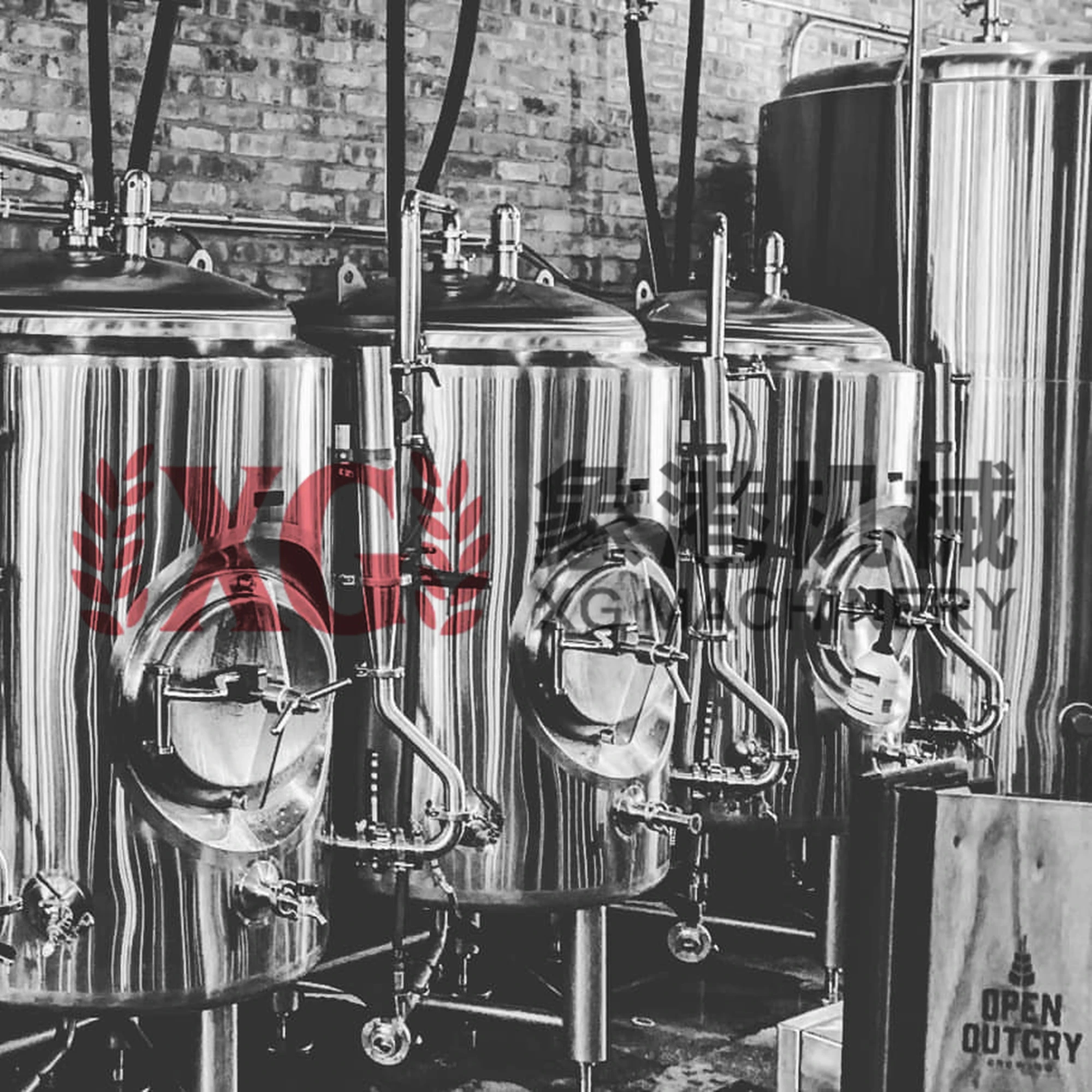 300 л 3HL горячие продажи нержавеющая сталь горизонтальная Изолированная оболочка пива beite бак для продажи