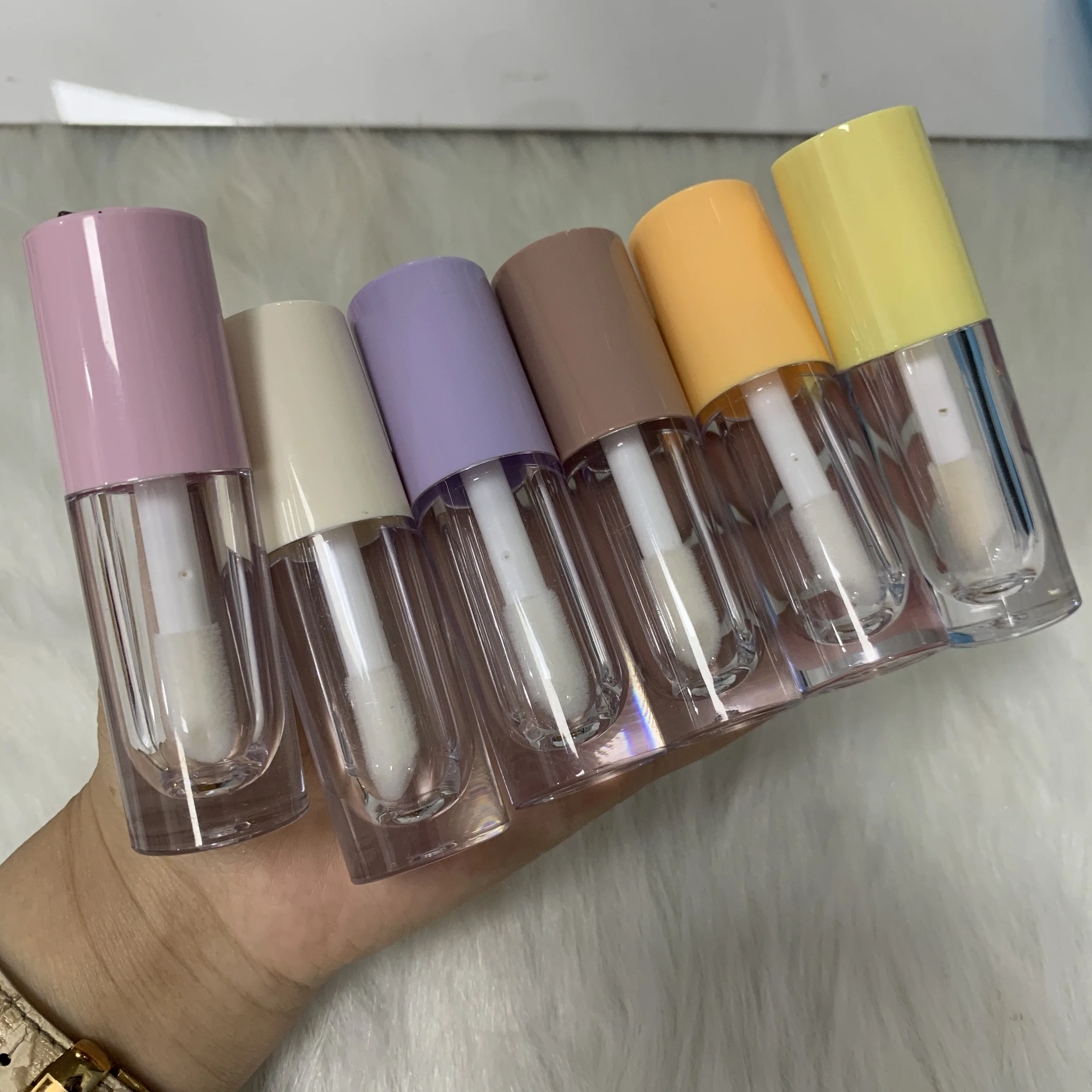 10ml Big Applicator Lip Gloss Containers Tube Clear Lipgloss Lipstick