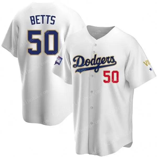 Women's Mookie Betts #50 Los Angeles Dodgers White 2022 All-Star Game Jersey  - Cheap MLB Baseball Jerseys