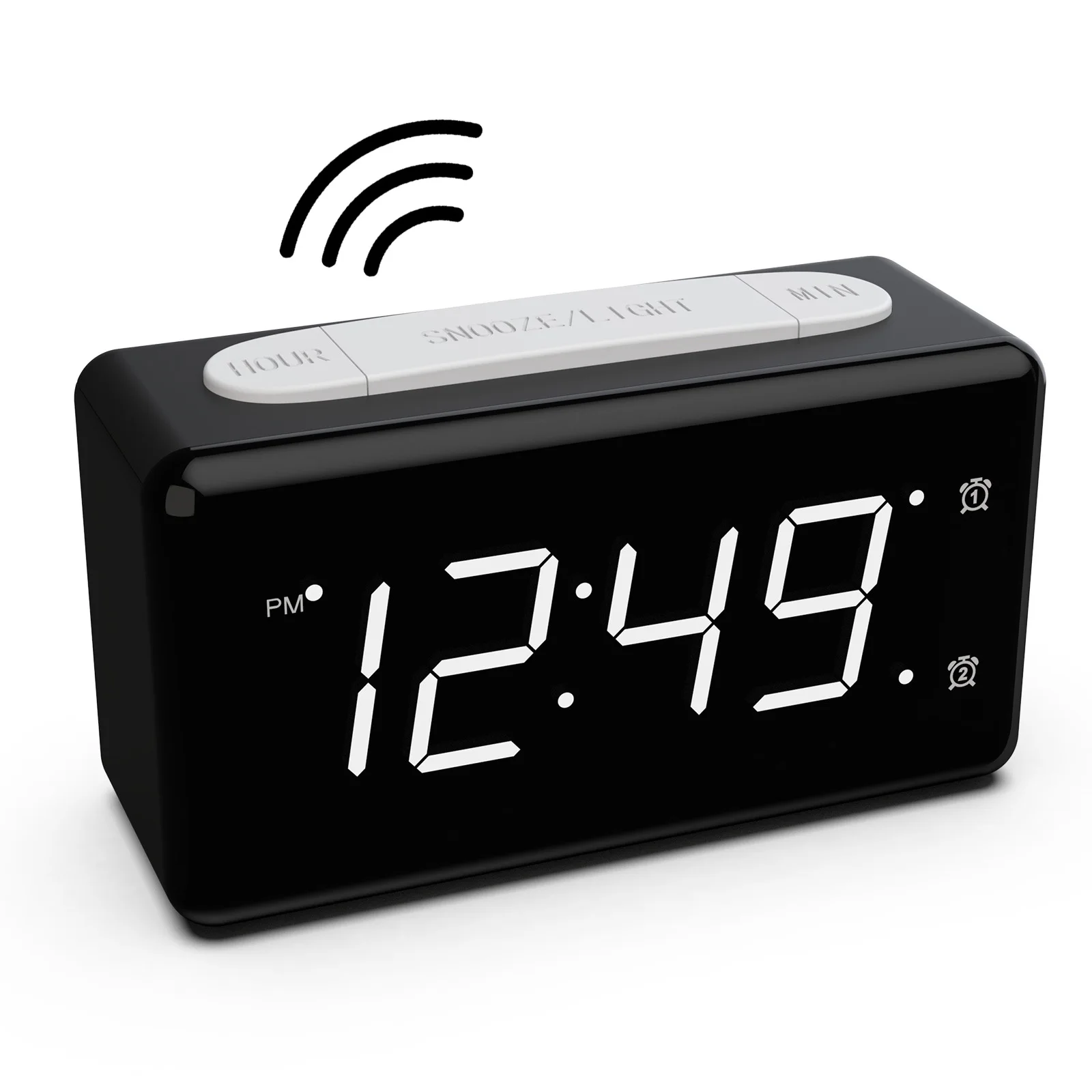 Loud Alarm Clock With Bed Shaker For Heavy Sleeper,Vibrating Alarm