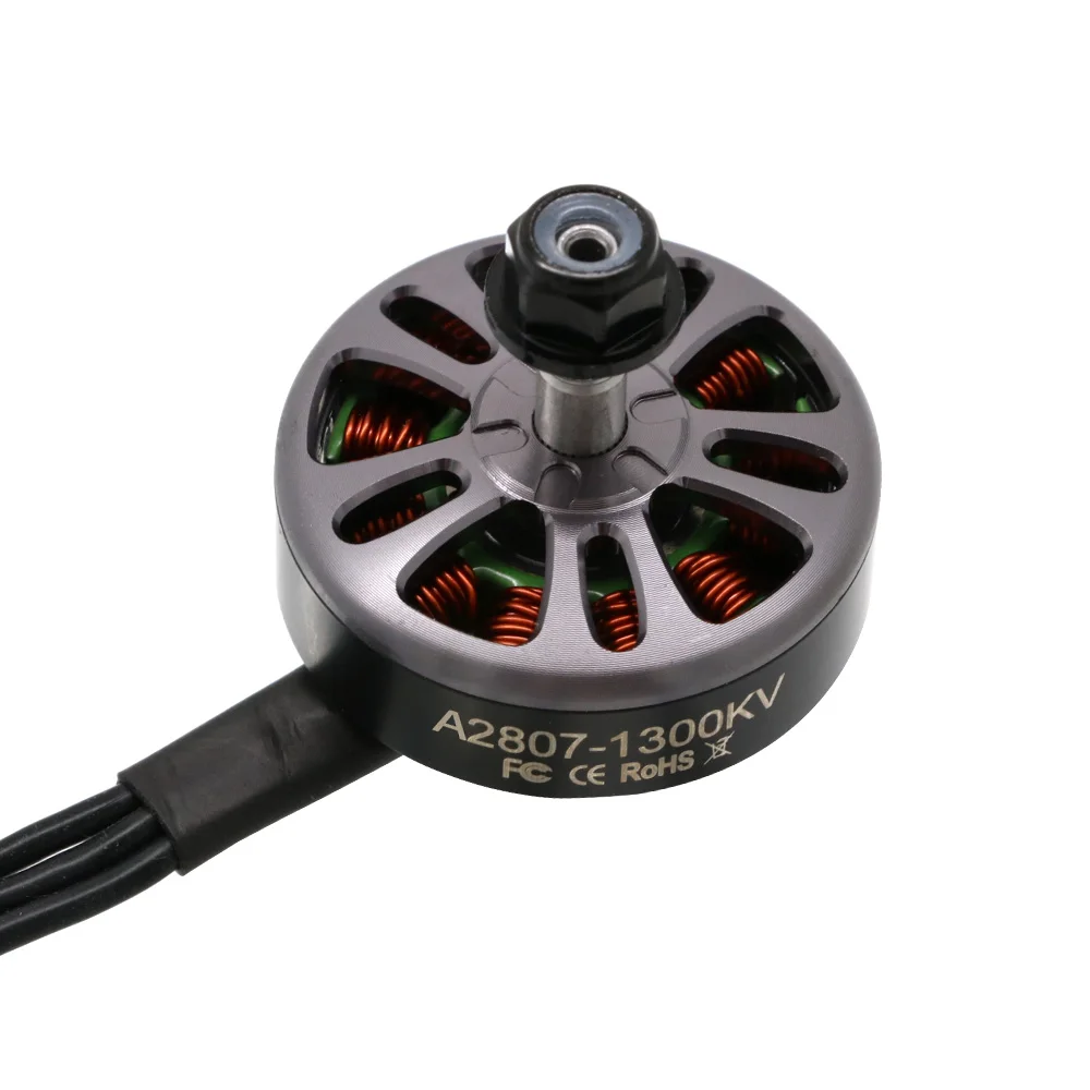 A2807 Brushless Motor 1500KV 6S For RC Drones, Quadcopters, Airplanes - 33.6x20mm, 4mm Shaft, 19x19mm Mount