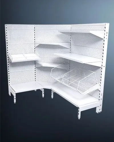 Daily Racks Custom Modern Wooden Supermarket Display Racks Superior Iron Metal ...