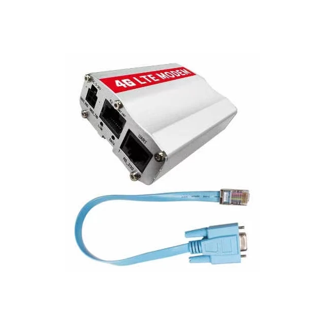 4G LTE Modem SIM7600E module RS232 UART RJ45 remote TCP/IP to serial ...