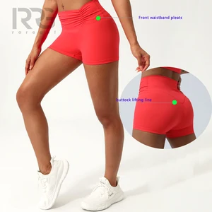 Custom logo Yoga Pant Gym Tights Fitness Yoga High Waist Leggings Sports  Fitness Yoga Leggings Short