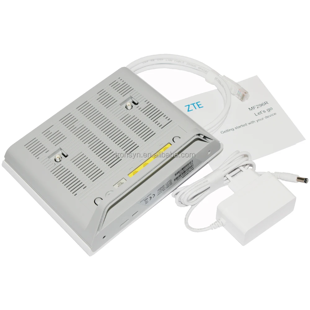 らくらくサイト ZTE MF296R 4G Wifi6 Router - 300mbps, 4 LAN Ports, 2 Antenna