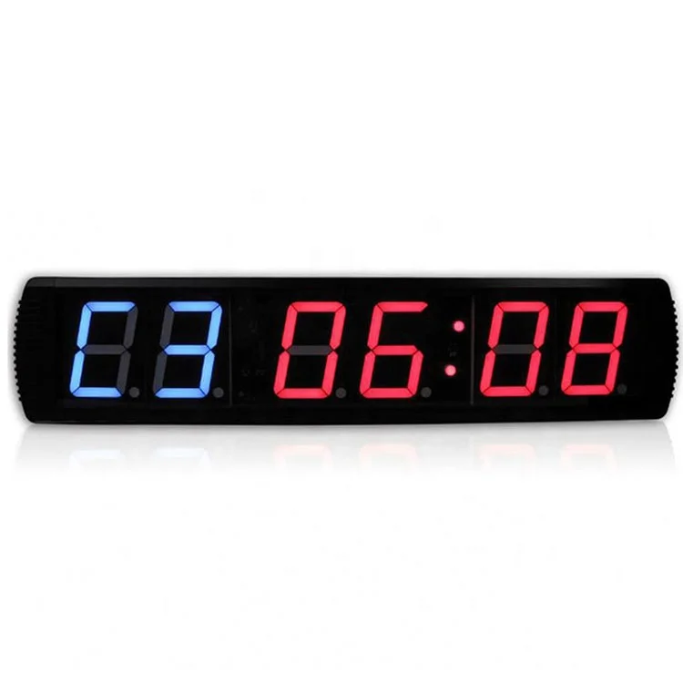 RIAO Fitness Sports 6 Digit Remote Control Gym Wall Timer