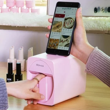 O2NAILS Intelligent Automatic 3D Beauty Nail Printing Machine Commercial Home Nail Salon Equipment Electric Power Supply