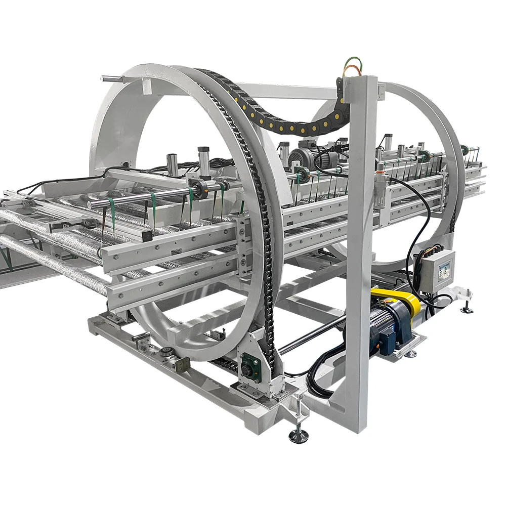 Hongrui Wooden Door Production Line With Conveyor With 180 Degree Steering Turnover Machine