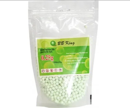 Tracer Bb Ball 0.25g 2000pcs/bag Light Green 6MM