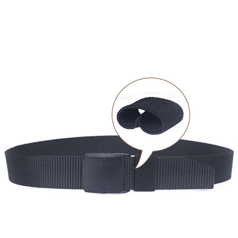 Travel Security Nylon Canvas Belt With Hidden Money Pocket Cashsafe Anti-Theft Wallet
