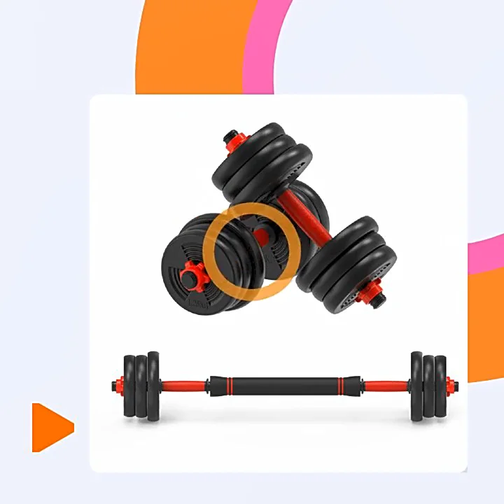 Adjustable Weights Dumbbell Set New Design Free Weights Cast Iron Box