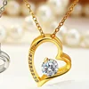 Acciaio inossidabile - cuore dorato