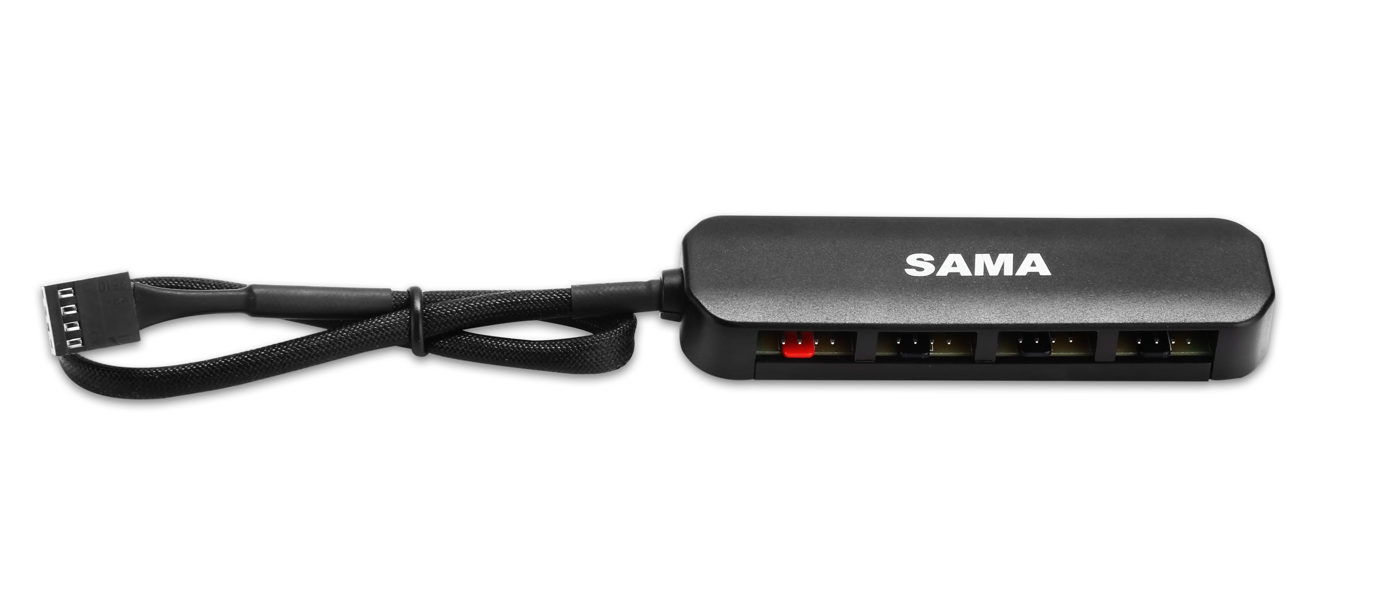 SAMA 3Pin Argb Controller Motherboard Synchronization Led  Strip Light Controller Hub